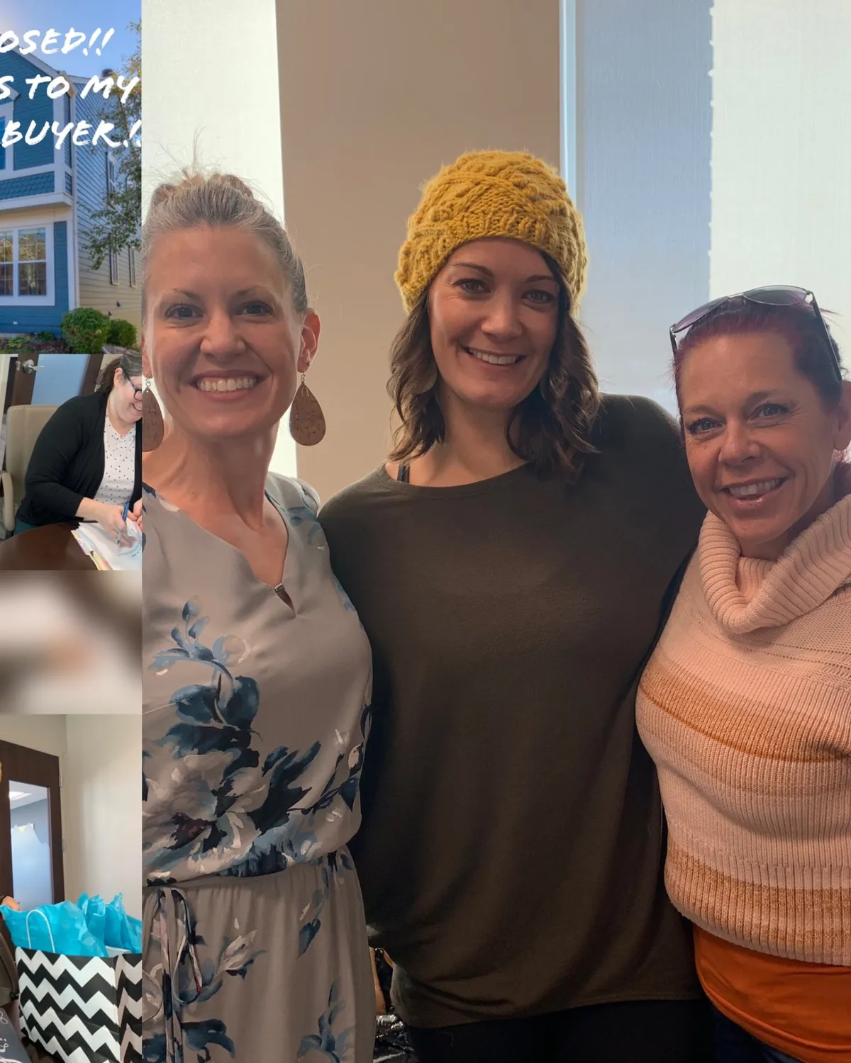 Brandy Unruh, REALTOR® with Compass, congratulating a buyer at a Colorado closing