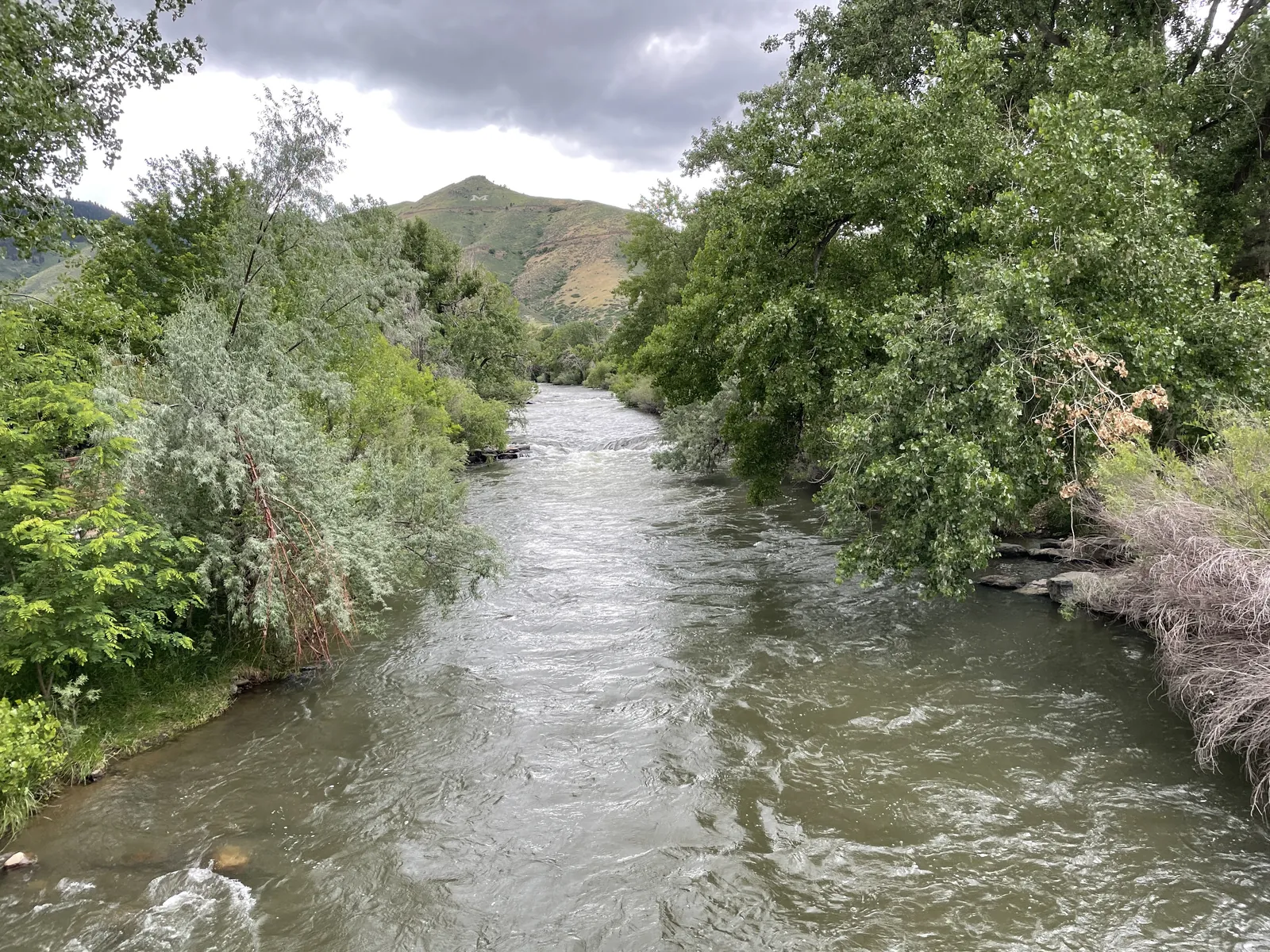 Clear Creek west of Washington Avenue, Golden, Colorado